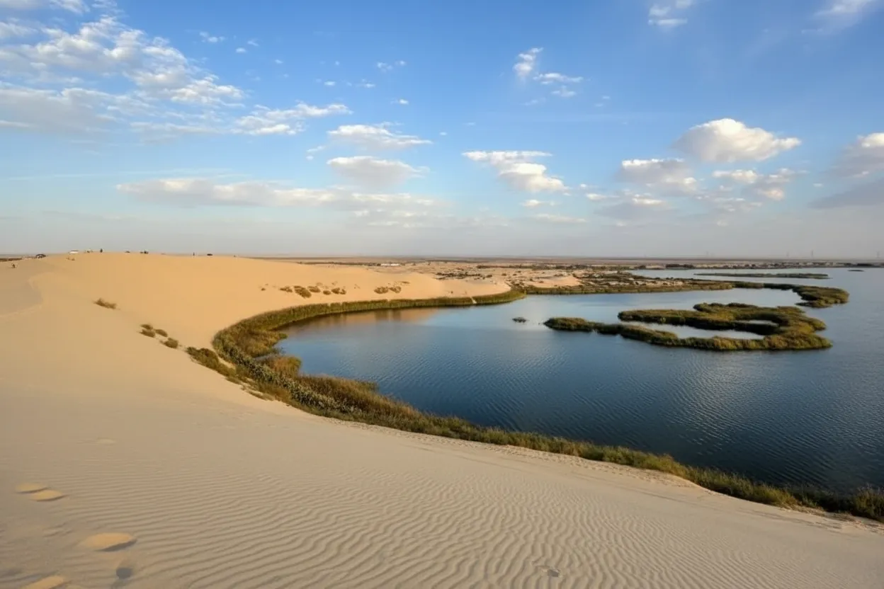 A 4x4 safari trip near Al-Asfar lake