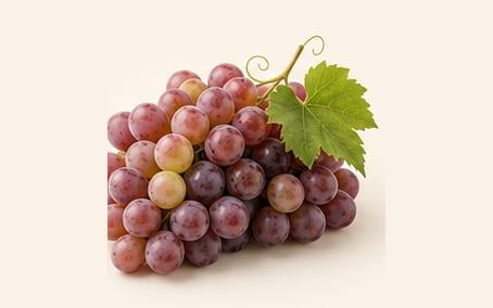 A bunch of Hasawi grapes
